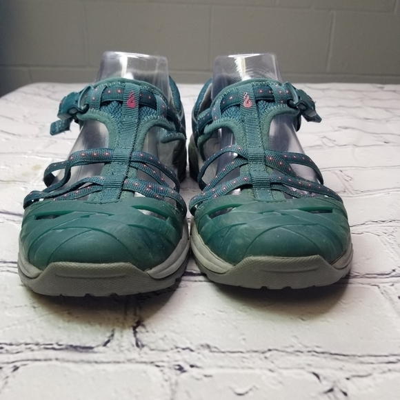 Ahnu Lagunitas teal hiking water shoes - Picture 3 of 13